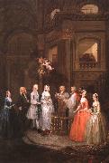 William Hogarth The Wedding of Stephen Beckingham and Mary Cox Sweden oil painting reproduction